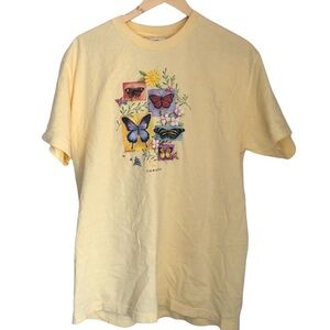 Yellow Toronto butterfly T-Shirt